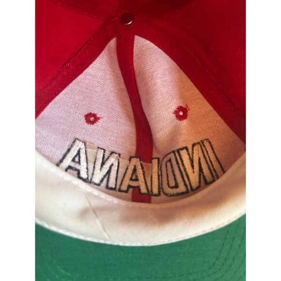 Indiana Hoosiers Red Snapback Hat By Twins Enterprise - Picture 7 of 7